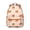 Orange-6, variant on Artistic Dog Print School Bag - Adjustable Straps for Spinal Support