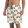 thumbnail image 2 of Kdxio Cartoon Monster Trucks Pattern Mens Casual Shorts - Drawstring Summer Beach Sports Shorts for Men, 2 of 9
