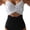 White Striped+Black, variant on SOMER Women's One Piece Swimsuits Tummy Control Cutout High Waisted Bathing Suit Wrap Tie Back 1 Piece Swimsuit