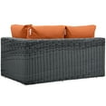 thumbnail image 3 of Modway Summon Outdoor Patio Sunbrella® Right Arm Loveseat in Canvas Tuscan, 3 of 4