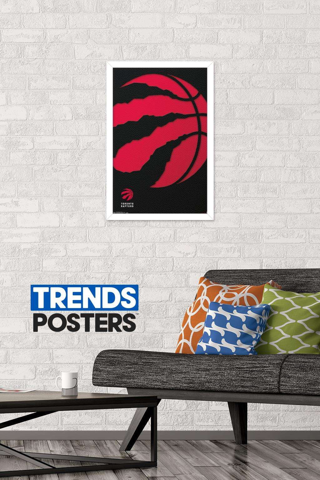 NBA Toronto Raptors - Logo 18 Wall Poster, 14.725" x 22.375", Framed