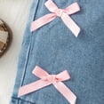 thumbnail image 5 of Ulanda Toddler Baby Girls Clothes Summer Outfits Ruffle Sleeve T-shirt + Shorts Cute Girl Clothing Set 6M-4T (Pink, 12-18 Months), 5 of 6