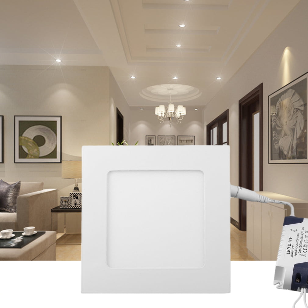 Modern LED Flat Ultraslim Ceiling Panel Down Light Wall Lamp Bathroom Kitchen OY 