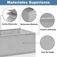 thumbnail image 3 of Plegable Organizador de Ropa, Organizador de Cajones, Cajas Almacenamiento Closet para Ropa Interior, Ropa, Pantalones o Cosmético, Divisores de Cajones (Gris), 3 of 4