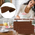 thumbnail image 1 of Xihbxyly Molde para Pastel de Chocolate con 52 Letras En Inglés, Apto para Uso Alimentario, Apto para Microondas y Lavavajillas, Ideal para Decorar Pasteles, Herramienta Versátil para Hornear, Tamaño, 1 of 2