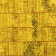 thumbnail image 1 of Ahgly Company Machine Washable Indoor Square Patchwork Yellow Transitional Area Rugs, 8' Square, 1 of 4