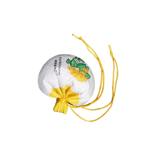 Cateissary Sachet estilo chino ligero patrón fragancia bolsa a prueba de decoloración fácil a juego joyería bolsa colgante regalo Almacenamiento y organización del hogar Crisantemo amarillo