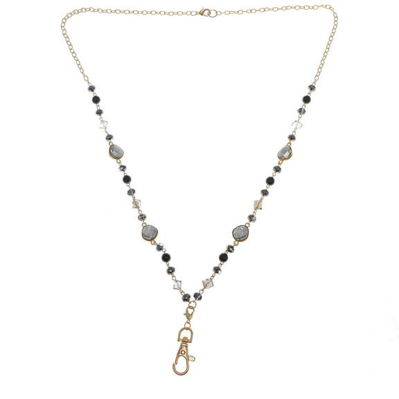 Soimiss 1Pcs Badge Necklace ID Necklace Assorted Color Simple Holds ID Tags