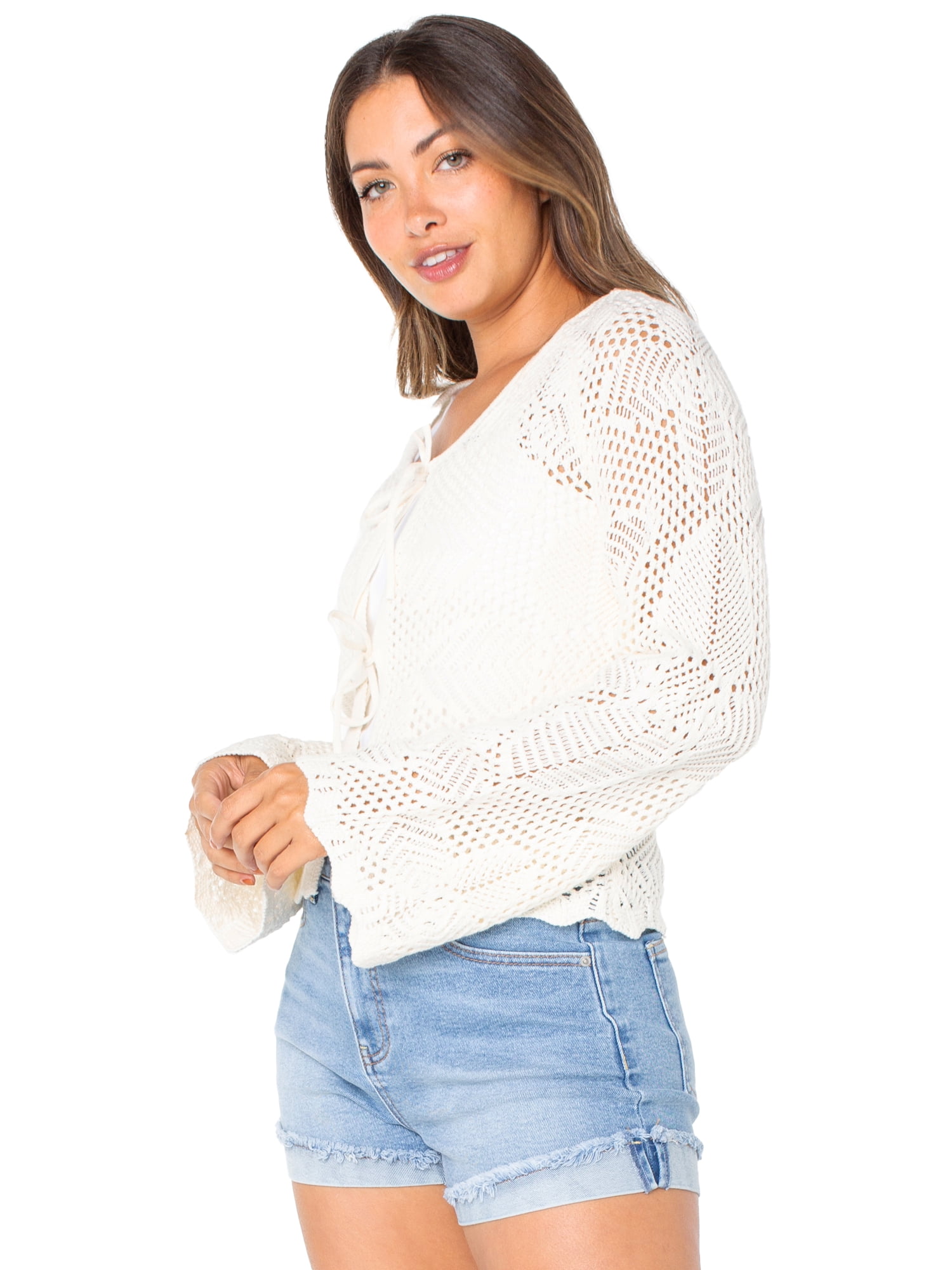 Celebrity Pink Juniors Tie Front Cardigan
