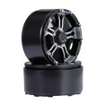thumbnail image 2 of 2 Piezas de Bloqueo de de Rueda, de Rueda , Kit de Rueda, para Axial SCX10 D90 1:10, Negro, 2 of 8
