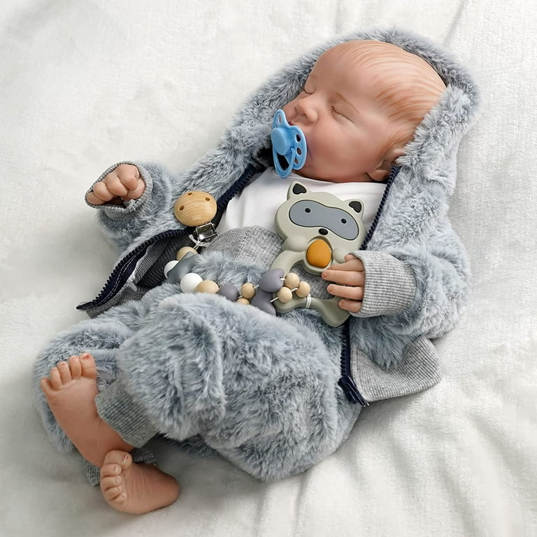 Reborn Baby Dolls Boys 17 inch Realistic Full Body Vinyl Anatomically  Correct Real Life Baby Dolls 