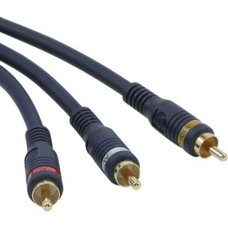 6FT COMPOSITE A/V CABLE 3-RCA M/M VELOCITY