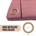 thumbnail image 3 of Cortinas Black Out Lisas Castelog Rosa de Palo C8080, 3 of 6