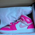 thumbnail image 1 of NIKE Nike Air Jordan Pink & White, 1 of 1