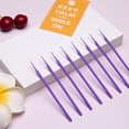 thumbnail image 4 of 500 PCS Disposable Micro Applicators Brush Eyelash Extension Individual Applicators Mascara Brush for Make up and Clean and Compatible and Personal Care (Purple), 4 of 5