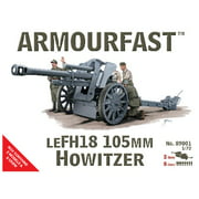 1/72 LeFH18 105mm Howitzer Gun (2) & Crew (8)