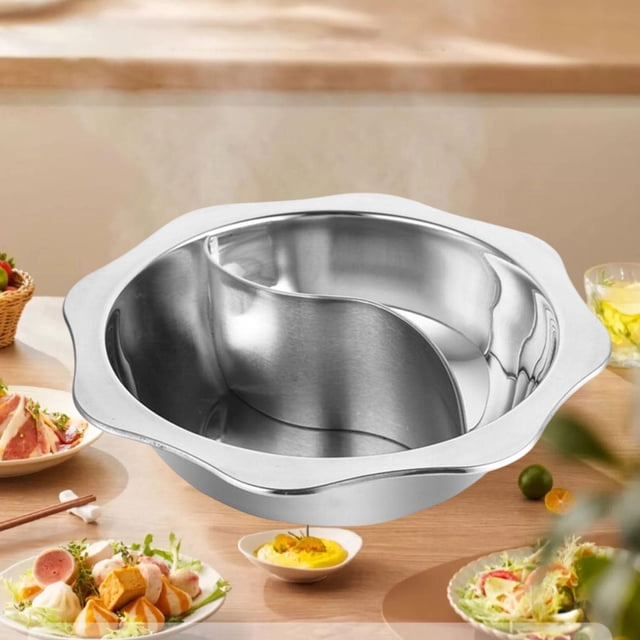 Olla caliente dividida Macarena Shabu Shabu Acero inoxidable 28cm
