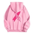 thumbnail image 3 of EHQJNJ Sweat à Capuche pour Adolescents et Mode Hiver Imprimé Cancer Rouge Sweat à Capuche pour Femmes Sweat-Shirts à Capuche Surdimensionnés pour Femmes Graphiques devant et derrière, 3 of 4