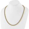 thumbnail image 3 of Chisel Stainless Steel Polished Yellow IP-plated Spiga 6.2mm Chain Necklace - 24", 3 of 6