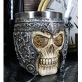 thumbnail image 7 of Ebros Skull With Battle Helmet Tea Coffee Cup Mug 8oz (2 Pieces), 7 of 7