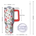 thumbnail image 2 of 40 Oz Plaid Tumbler With Handle, Christmas Day Coffee Mug Cup, Festive Gifts And Decor, 2 of 4