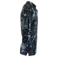 thumbnail image 3 of Burnside Golf Men's Tye Dye Performance Polo Shirt, Large Navy Blue, 3 of 3