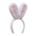 thumbnail image 1 of Diadema de orejas de conejo - Orejas de conejo de Pascua de peluche - Accesorios de disfraz de conejo para niños y adultos MFZFUKR CPB-SSW2030-2, 1 of 5