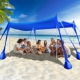 thumbnail image 1 of Carpa de playa Rhino Valley, 305 x 396 cm, UPF50+, 8 sacos de arena y 4 postes, 1 of 8