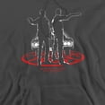 thumbnail image 2 of Supernatural Silhouettes Unisex Adult Pull-Over Heather Hoodie, Medium, Charcoal, 2 of 4