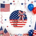 thumbnail image 6 of Door Sign,Americana Decor,American Memorial Day Door Sign,12*12IN 250th Anniversary USA Patriotic Door Sign,Independence Day Wreath(P-A), 6 of 8