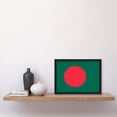 thumbnail image 2 of Bangladesh National Flag Patriotic Vexillology World Flags Country Region Poster Artwork Framed Wall Art Print A4, 2 of 4