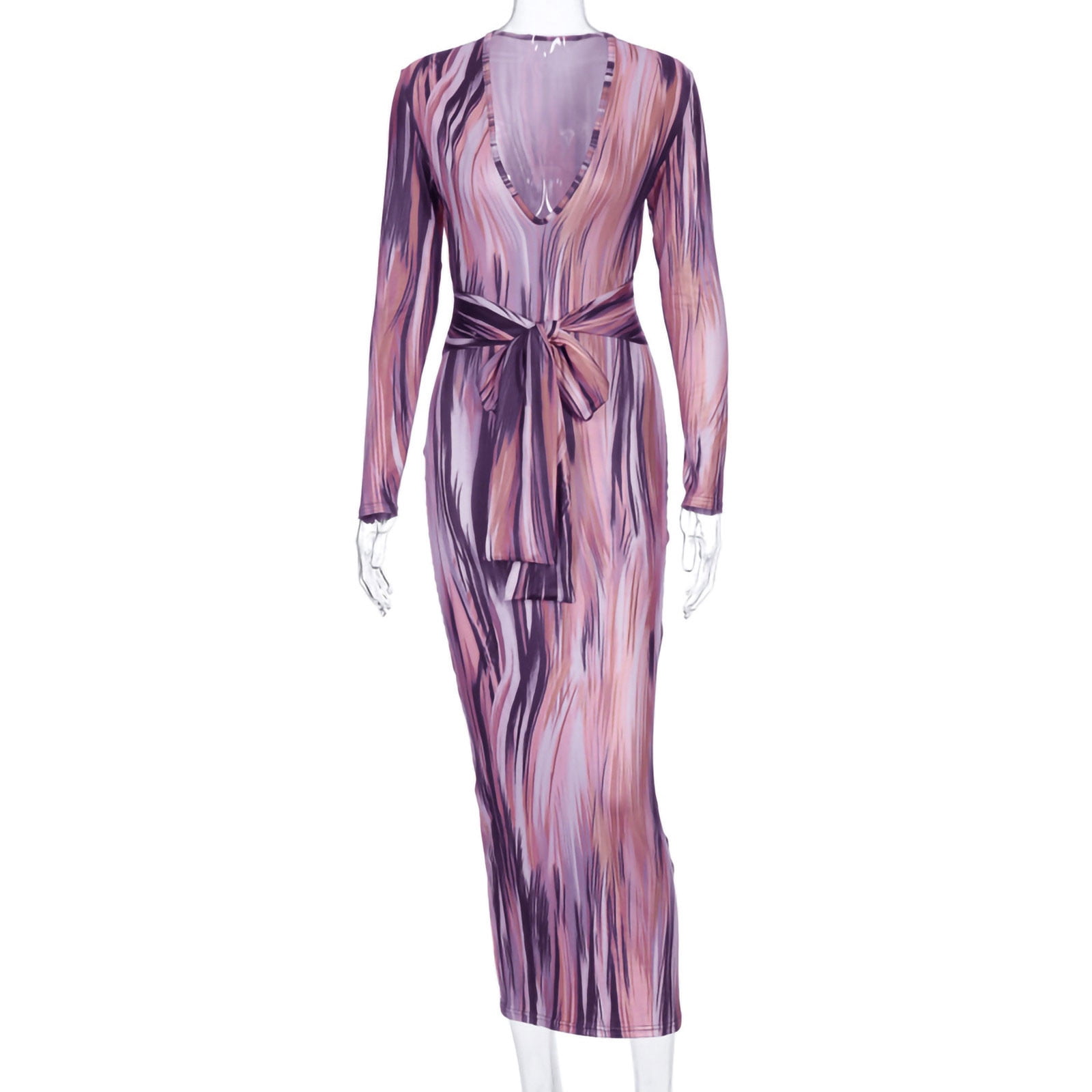 Fesfesfes Women Dress Long Sleeve Mind Of My Own Maxi Dress Visually Thin Strapped Long Dress Bag Hip Stripe Printing Dress Plus Size $10 - Walmart.com Fesfesfes Women Dress Long Sleeve Mind Of My Own Maxi Dress Visually Thin Strapped Long Dress Bag Hip Stripe Printing Dress Plus Size $10 - Walmart.com