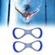 thumbnail image 5 of Aleta de fulcro para antebrazo, equipo cómodo para natación estilo libre, codo alto, 8 palabras Gris Azul S, 5 of 7