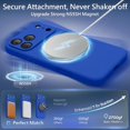 thumbnail image 5 of Magnetic for iPhone 17 Pro Max Case, Compatible with MagSafe, [Integrated Silicone Camera Control Button] [Camera Protection] Anti-Scratch Microfiber Lining Phone Case, 6.9", 5 of 9