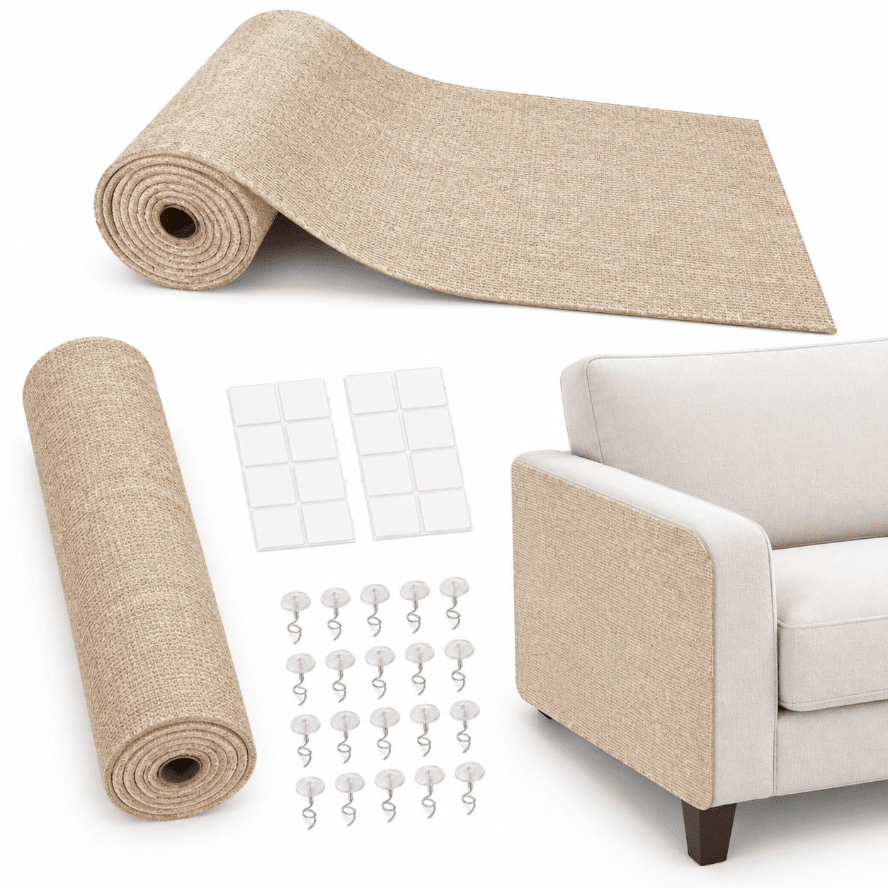 78.7 x15.8 Cat Mat Self-adhesive Scratch Carpet Diy Catsniture Protector For Couch Sofa Wall & Door Durable Guards Scratcher Fro
