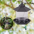 thumbnail image 2 of Comedero para Pájaros Silvestres Sunnimix Colgante Impermeable Gazebo Techo Gris, 2 of 6
