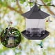 thumbnail image 1 of Comedero para Pájaros Silvestres Que Cuelga para Decoración Exterior Del ín, en apariencia de con tejado Tamaño: 23 Cm / 9,06 Pulgadas gris CUTICAT comederos para pájaros, 1 of 6