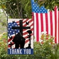 thumbnail image 6 of Memorial Day 4th of July Patriotic Large Decorative House Flag, Thank You Veterans Day America Military Cross Yard Garden Outside Decor, American USA Outdoor Home Decoration Double Sided 28x40, 6 of 6