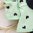 thumbnail image 5 of Kids Baby Girl Heart-shaped 2PCS Clothes Outfits Tops Sweater + Pants 2-5 Years, 5 of 5