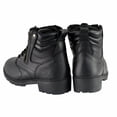 thumbnail image 6 of Milwaukee Leather MBL9320W Women's Black Premium Leather Wide-Width Lace-Up Motorcycle Rider Boots 6.5W, 6 of 10