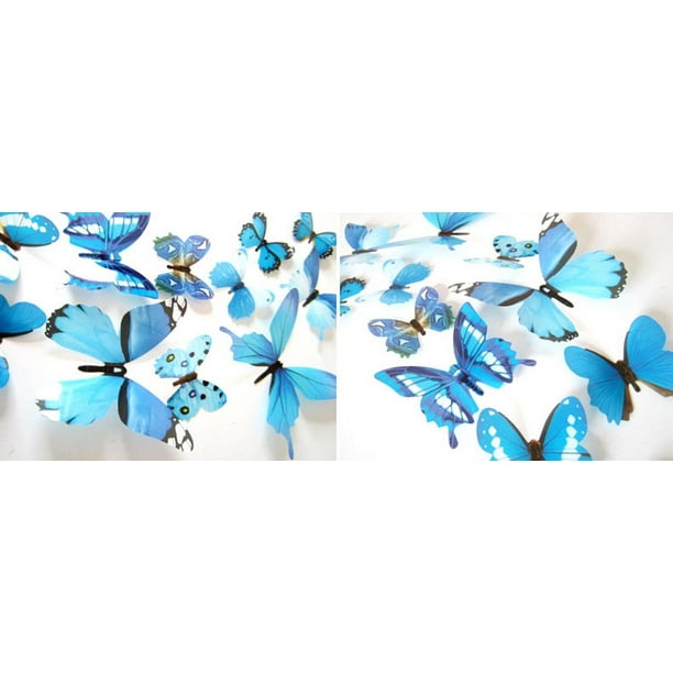Pegatinas decorativas arcoíris para paredes, 12 unidades, 3D, hogar