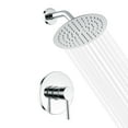 thumbnail image 1 of Grifo de Regadera para Baño con Válvula, Cabezal de Regadera de Metal Completo y Acabado Chrome, 1 of 2