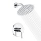 thumbnail image 1 of Grifo de Regadera para Baño con Válvula, Cabezal de Regadera de Metal Completo y Acabado Chrome, 1 of 1