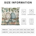 thumbnail image 5 of JRXY  Easter Eggs Eucalyptus Throw Pillow Cover,  Spring Easter Cushion Case Decoration for Sofa Couch White, 5 of 5