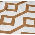 thumbnail image 4 of Vargottam Indoor/OutdoorRoundTablecloth 58 InchRoundTablecloth Waterproof PatioTableCloths,Spring/SummerTableCovers For Backyard CircularTable/Bbqs/Picnic -White & Brown, 4 of 8
