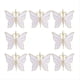 thumbnail image 1 of 8 Piezas Flor Mariposa Servilletero Servilletero para Pascua Boda Fiesta Reunión Familiar Servilleta Adorno de Tela Decoración,C, 1 of 5
