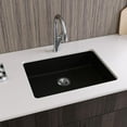 thumbnail image 2 of Elkay Quartz Classic 25" x 18-1/2" x 5-1/2", Undermount ADA Sink with Perfect Drain, Black, 2 of 3