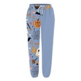 thumbnail image 4 of WILLBEST Pantalones Casuales para Mujer, Cómodos Pantalones Deportivos con Estampado de Halloween, Cintura Elástica Suave, para Uso Diario, Versátiles para Otoño E Invierno. Grande, 4 of 4