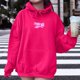 thumbnail image 4 of Sudadera con capucha y cordón para mujer, jersey con cordón, sudadera con capucha de manga larga para mujer, Tops cómodos de primera calidad para ir S Yinane Sudadera con capucha, 4 of 8