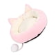 thumbnail image 1 of Methold Cama para gatos Fácil de cuidar para espacios pequeños Tela y algodón Potable Cama cálida para dormir para mascotas Gato de fieltro Perchas para gatos rosa METRO, 1 of 6